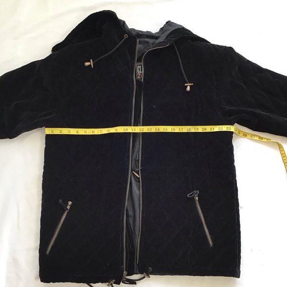 Climate Zone Women's Black Hooded Quilted Puffy Cold Season Jacket Coat SZ M - Picture 10 of 12